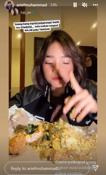 Cara Makan Nasi Padang Diperdebatkan