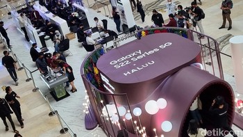 Selain di Kota Kasablanka, Consumer Launch Galaxy S22 Series juga digelar di Central Park dan menyusul di sejumlah titik lainnya. Foto: Adi Fida Rahman/detikINET