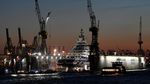 Fix! Kapal Miliarder Rusia yang Disita Jerman Tertahan di Hamburg