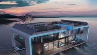 Dengan adanya helipad, para tamu bisa mendarat dengan gaja di hotel ini dan langsung menuju kamar mewah dan canggih mereka. Kalau dibayangkan, resor ini konsepnya mirip dengan kapal pesiar.