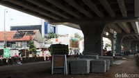 Plt Wali Kota Bandung Yana Mulyana mengatakan, karena proses pembangunan sudah berlangsung dan hampir rampung, tidak perlu ada lagi pembebasan lahan meskipun di bagian in out dibutuhkan pelebaran.