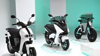 Yamaha Motor Europe memperkenalkan dua skuter listrik yang bakal segera dirilis dalam beberapa minggu ke depan. Foto: Yamaha