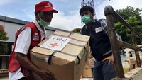 Palang Merah Indonesia Provinsi DKI Jakarta kembali menyalurkan bantuan kemanusiaan dari berbagai elemen masyarakat DKI Jakarta, termasuk dari organisasi masyarakat dan perusahaan swasta.