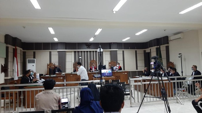 Sidang Tipikor Bupati Purbalingga nonaktif Budhi Sarwono di Semarang, Jumat (4/3/2022).