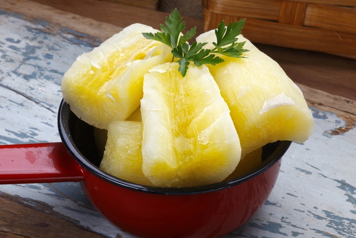 boiled cassava