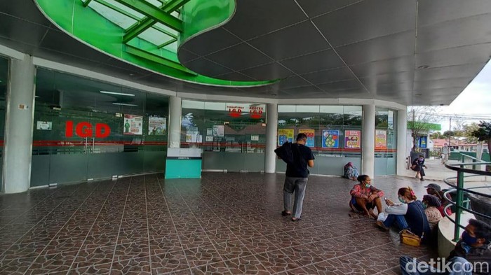 Suasana IGD RSUD Wonosari, Kapanewon Wonosari, Kabupaten Gunungkidul, Jumat (4/3/2022).