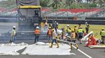 Begini Proses Pengaspalan Ulang Sirkuit Mandalika, Penasaran?