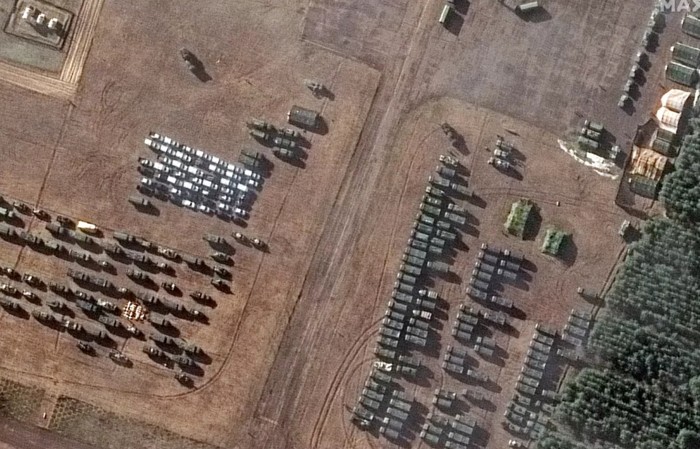 Foto satelit invasi Rusia-Ukraina