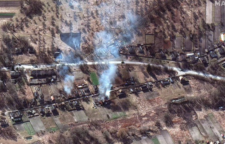 Foto satelit invasi Rusia-Ukraina Foto satelit invasi Rusia-Ukraina