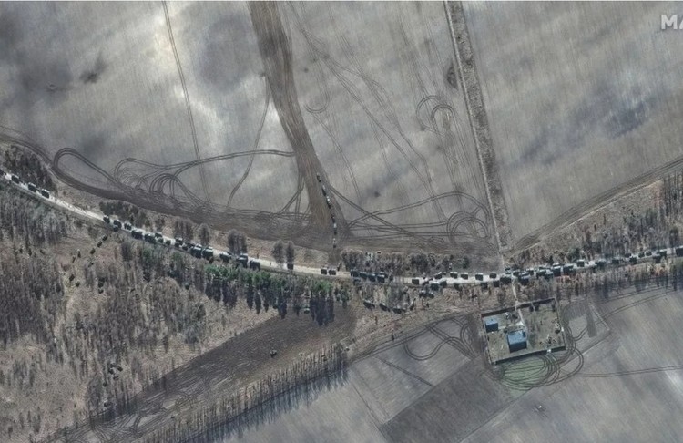 Foto satelit invasi Rusia-Ukraina Foto satelit invasi Rusia-Ukraina