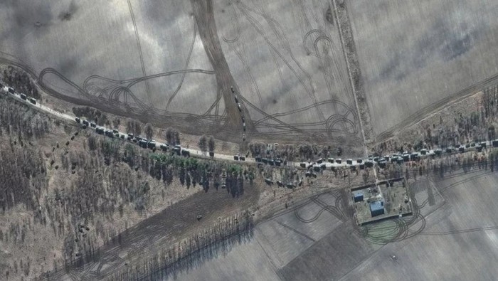 Foto satelit invasi Rusia-Ukraina