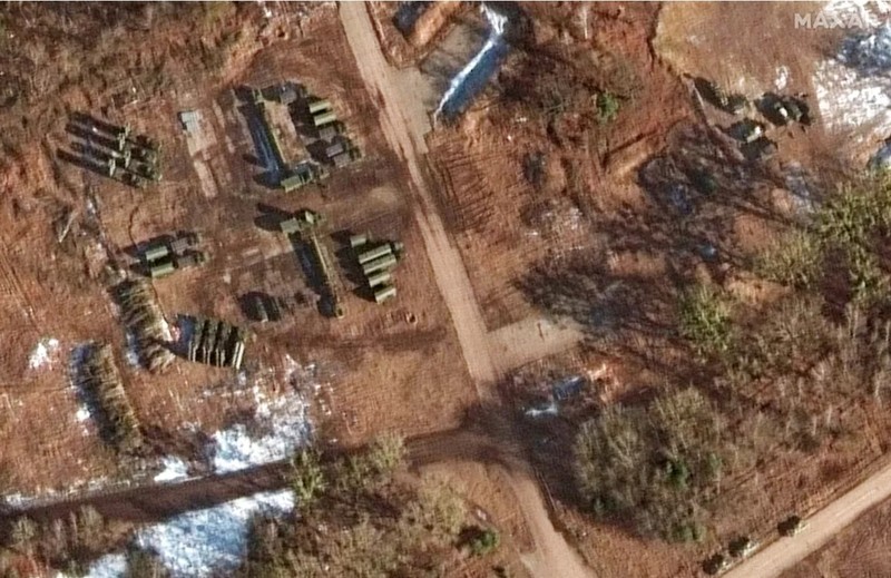 Foto satelit invasi Rusia-Ukraina