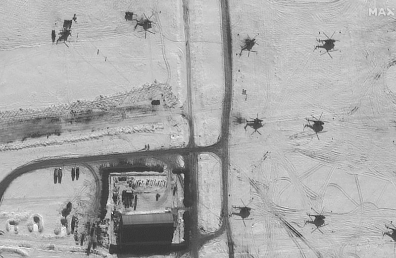 Foto satelit invasi Rusia-Ukraina