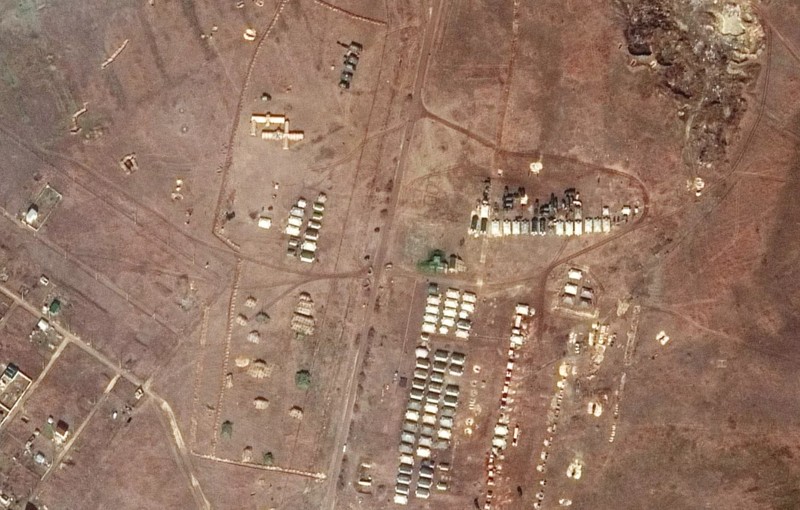 Foto satelit invasi Rusia-Ukraina