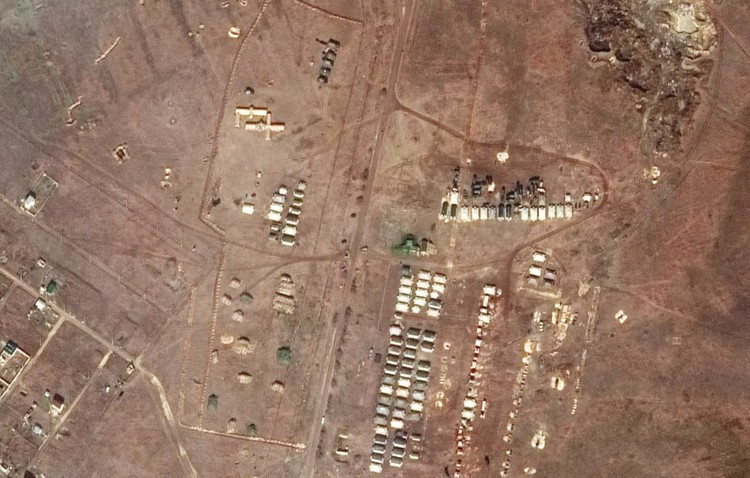 Foto satelit invasi Rusia-Ukraina Foto satelit invasi Rusia-Ukraina