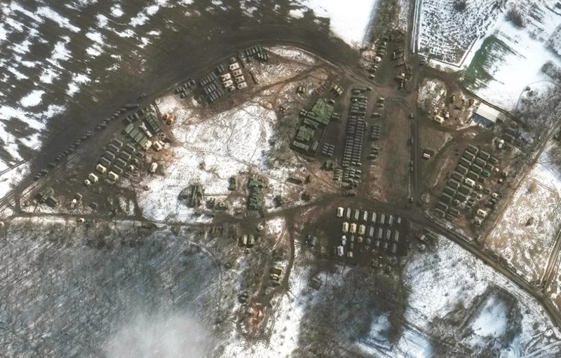 Foto satelit invasi Rusia-Ukraina