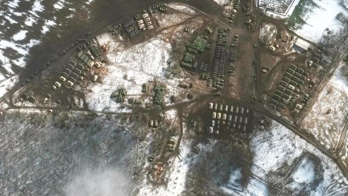 Foto satelit invasi Rusia-Ukraina