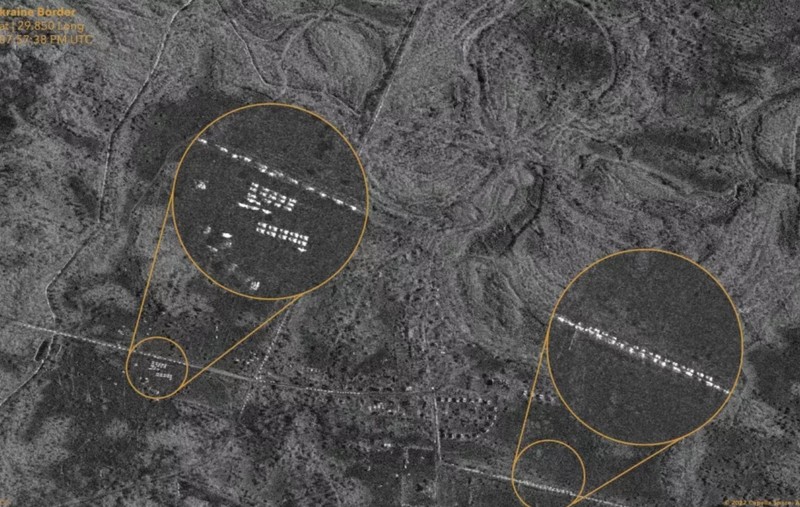 Foto satelit invasi Rusia-Ukraina