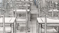 Baru-baru ini kafe bernama 2-D Cafe ini mencuri perhatian berkat foto yang dipamerkan seorang fotografer lewat akun Twitter-nya @auki999. Postingan ini menunjukkan suasana dalam kafe. Foto: Twitter @auki999
