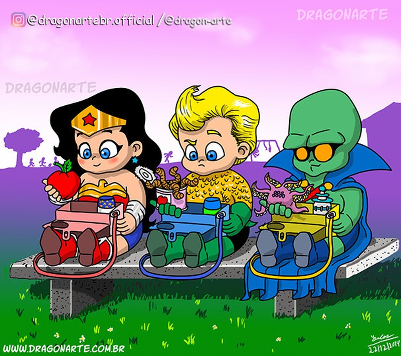 Kreatif! Ini Jadinya Kalau Superhero Tengah Libur dan Sibuk Makan Bareng