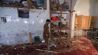 Ledakan itu terjadi pada hari pertama pertandingan uji coba kriket di Rawalpindi antara Pakistan dan Australia. Australia diketahui selama hampir seperempat abad tak pernag mengunjungi Pakistan karena masalah keamanan. REUTERS/Fayaz Aziz.