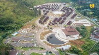 Mengutip keterangan tertulis Kementerian PUPR, rest area ini berfungsi menata pedagang kaki lima (PKL) atau usaha mikro serta meningkatkan kegiatan agrowisata sehingga meningkatkan perekonomian di Kawasan Puncak pasca pandemi COVID-19.Foto: Dok. Kementerian PUPR