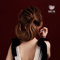 Berbagai macam teknik digunakan untuk menciptakan sanggul berbentuk bunga hingga abstrak. Foto: Facebook/ Phattri_Nguyen