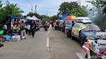 Bandung PPKM Level 3, Pasar Tumpah GBLA Ditutup Sementara