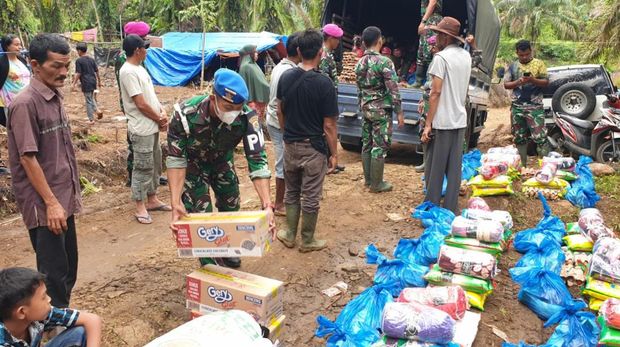 bantuan korban gempa Pasaman