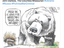 Kartun Viral yang Menohok Tentang Invasi Rusia ke Ukraina