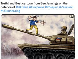 Kartun Viral yang Menohok Tentang Invasi Rusia ke Ukraina