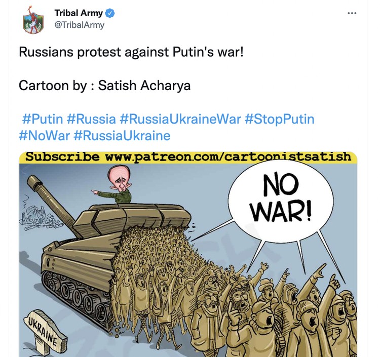 Kartun viral rusia ukraina