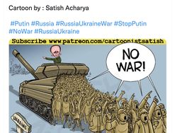 Kartun Viral yang Menohok Tentang Invasi Rusia ke Ukraina