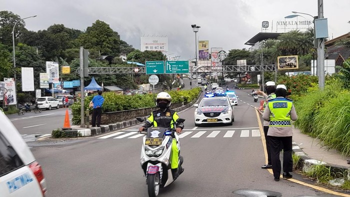 lalin puncak normal usai one way