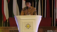 Gubernur Jawa Barat Ridwan Kamil menghadiri Munas IX Angkatan Muda Pembaharuan Indonesia (AMPI) pada Minggu (6/3/2022).