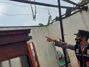 7 Rumah di Bone Rusak Diterjang Angin Puting Beliung