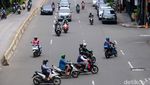 U-Turn Jauh, Pemotor Potong Jalan-Lawan Arus di Hayam Wuruk Jakarta