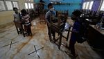 Banjir Surut, Siswa di Jambi Bersih-bersih Sekolah