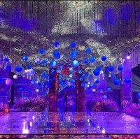 Selain megah, dekorasi pernikahan Belva Devara ini juga Instagrammable. Foto: Instagram