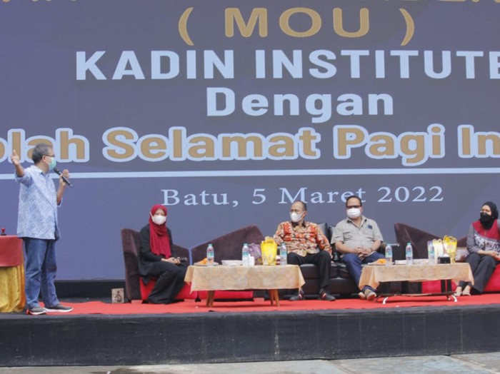 Kadin Jatim kerja sama dengan Sekolah Selamat Pagi Indonesia Batu