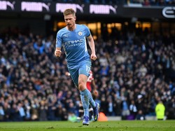 Kevin De Bruyne terus jadi jendral lini serang Manchester City, dengan raihan sembilan gol dan tiga assist dari 23 laga di Liga Inggris sejauh ini (Getty Images)