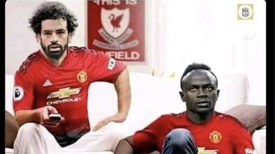 Meme Liverpool Sia-sia Ngarepin MU Menang Lawan Man City
