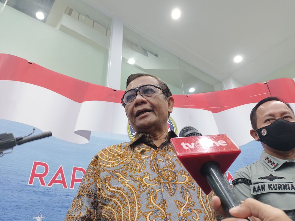 Mahfud Md di Bakamla (Karin-detikcom)