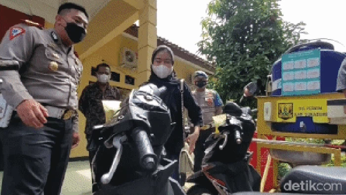 Motor Curian Dikembalikan ke Warga Sukabumi