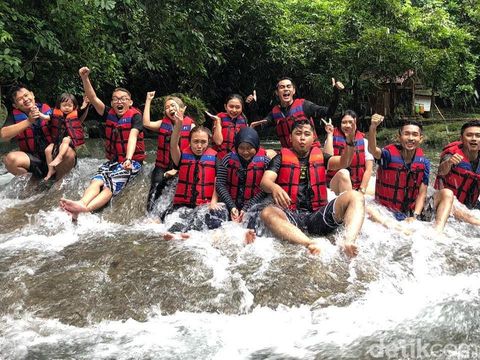 Objek wisata body rafting di Citumang Pangandaran