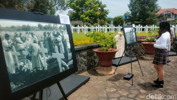 Pameran foto 'Askara Amerta' menampilkan kilas balik berdirinya Ereveld Bandung
