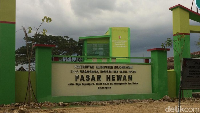 Pasar hewan di Bojonegoro