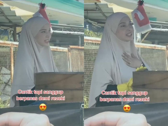 Penjual bakpau cantik