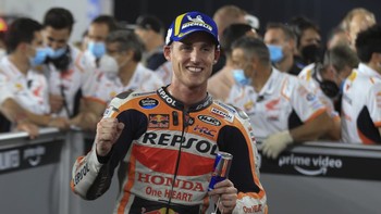 9. Pol Espargaro: 738 ribu follower di Instagram. Foto: AP/Hussein Sayed