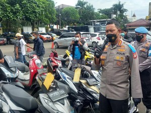 Polisi Sita 52 Unit Motor dari 27 Sindikat Curanmor di Kota Tangerang